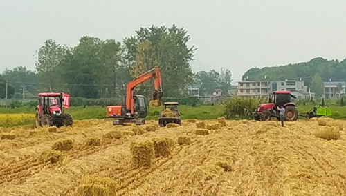上海世達爾打捆機參加湖北省秋季農機化生產現場推進會