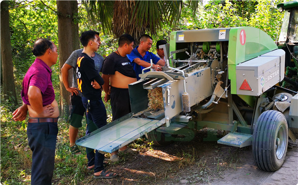 上海世達爾打捆機安裝維護之湖北實操